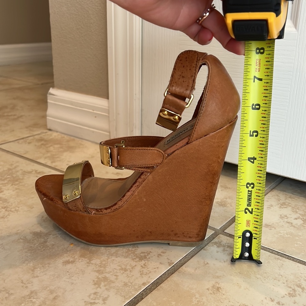 Steve Madden Size 7.5 Platform Wedges - image 4